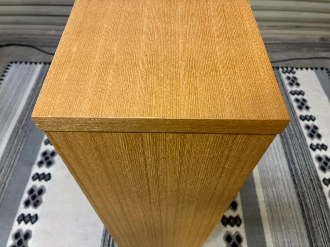 無印良品 オーク材薄型ラック・ワイド小・奥行22cm 廃盤品