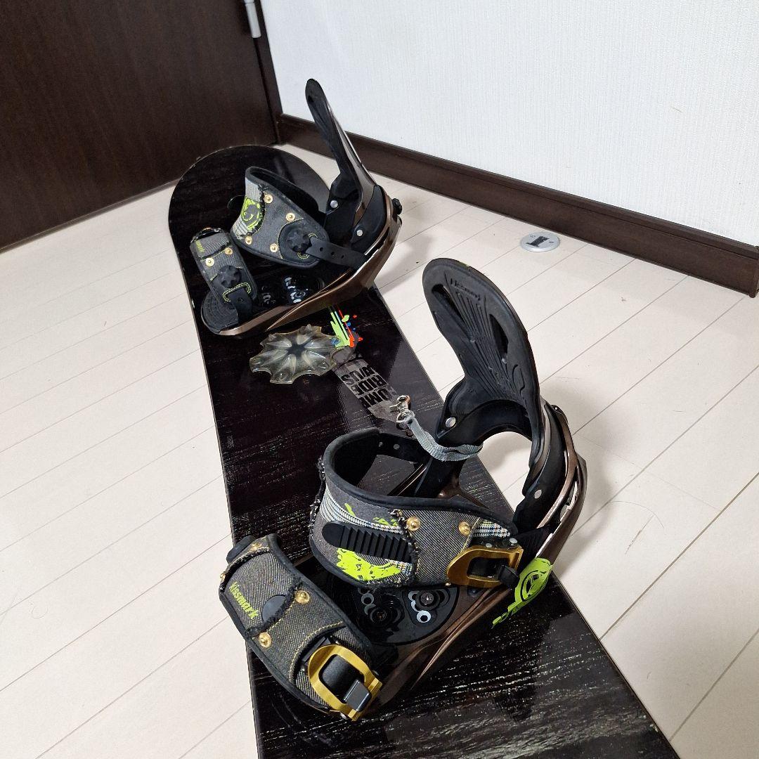 スノーボードセット　ヘッド154cmアビリティ　キスマークMLサイズビンディング