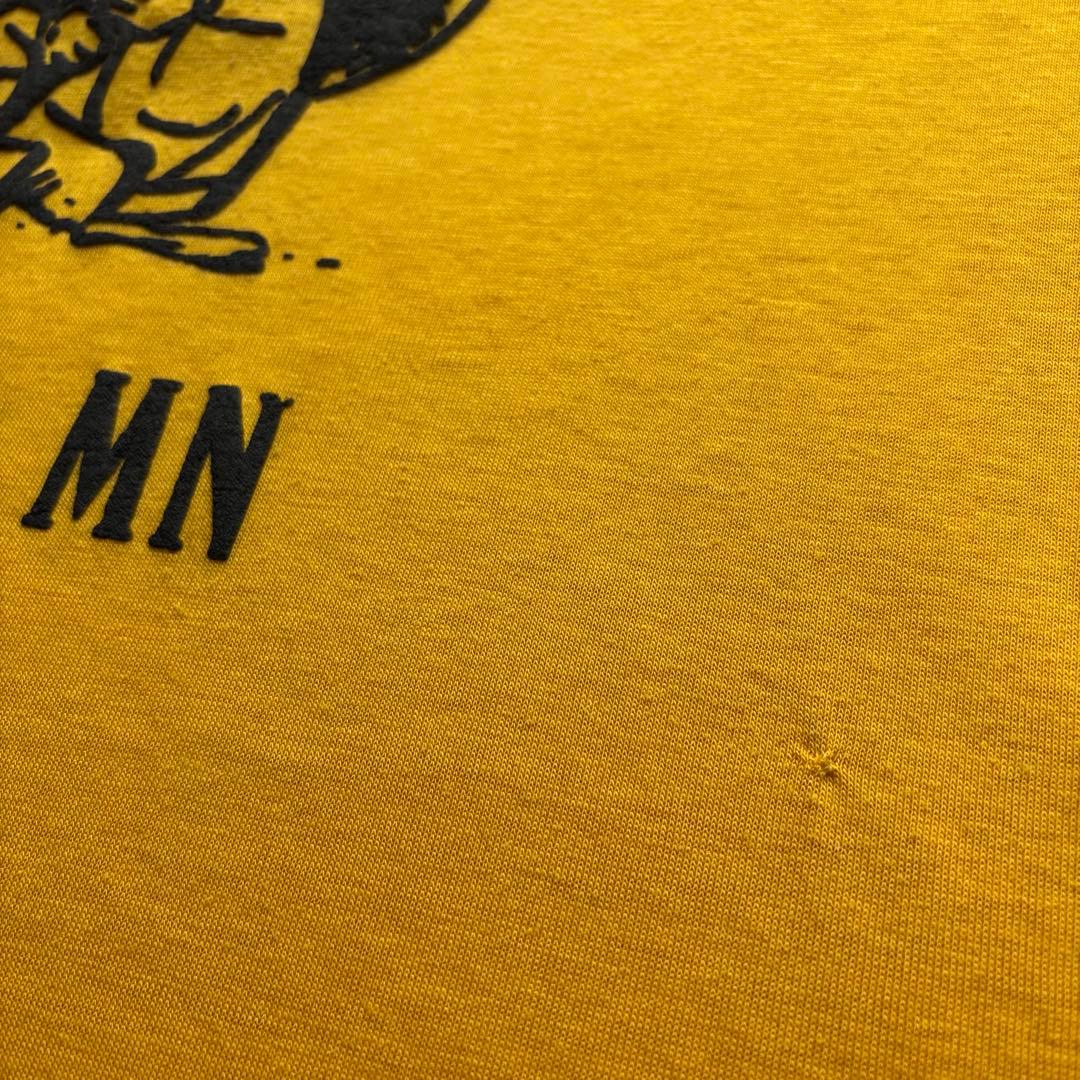 USA製　ヒルトン　ボーリングシャツ　Lサイズ　半袖シャツ　イエロー　アメカジ