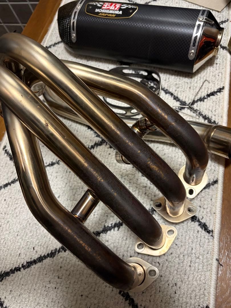 ZX-25R ヨシムラマフラー　R-77S サイクロン カーボンエンド 政府認証