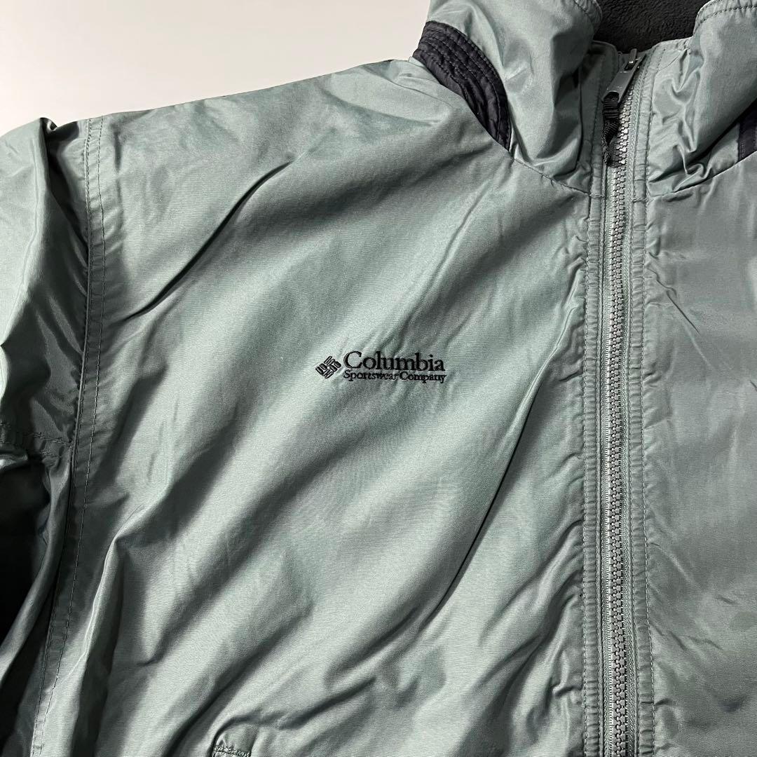 90s〜00s コロンビア Columbiaナイロンブルゾン M セージグリーン