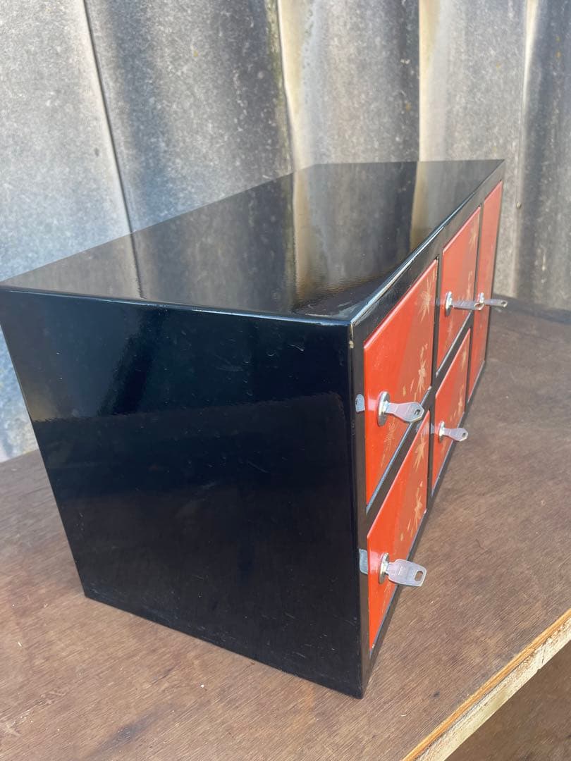 ビンテージ/スチール製/貴重品ロッカー/スチールロッカー/金庫/鍵付き/店舗什器