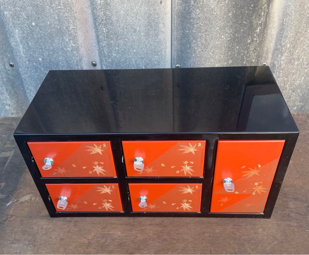 ビンテージ/スチール製/貴重品ロッカー/スチールロッカー/金庫/鍵付き/店舗什器