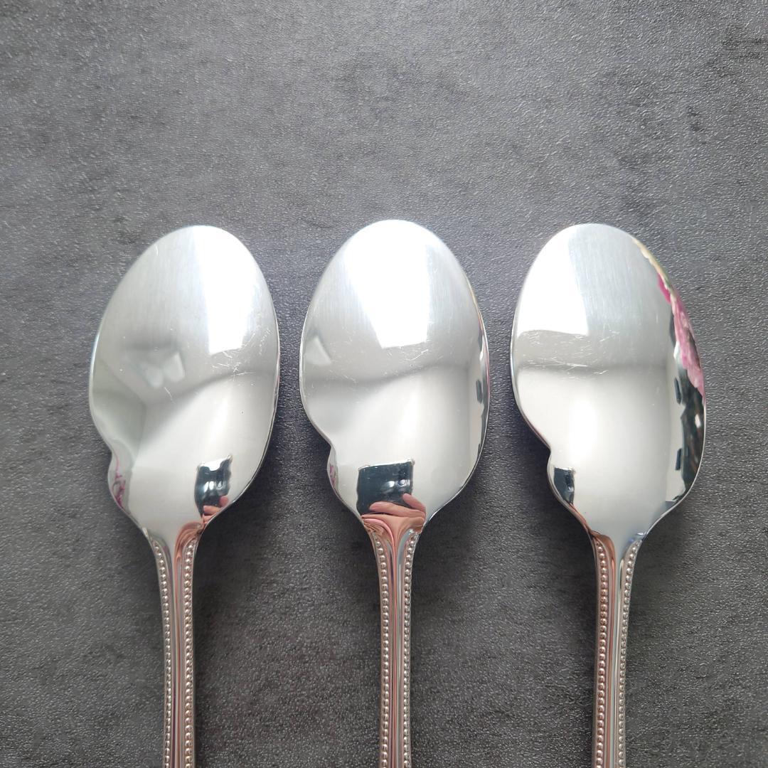 極希少 美品 クリストフル パール ソーススプーン 3点