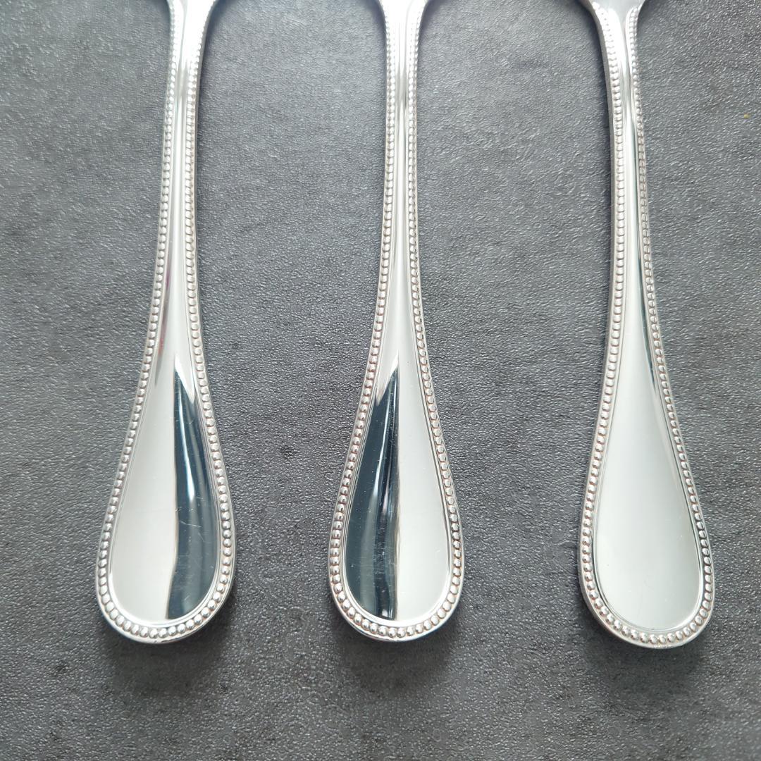 極希少 美品 クリストフル パール ソーススプーン 3点