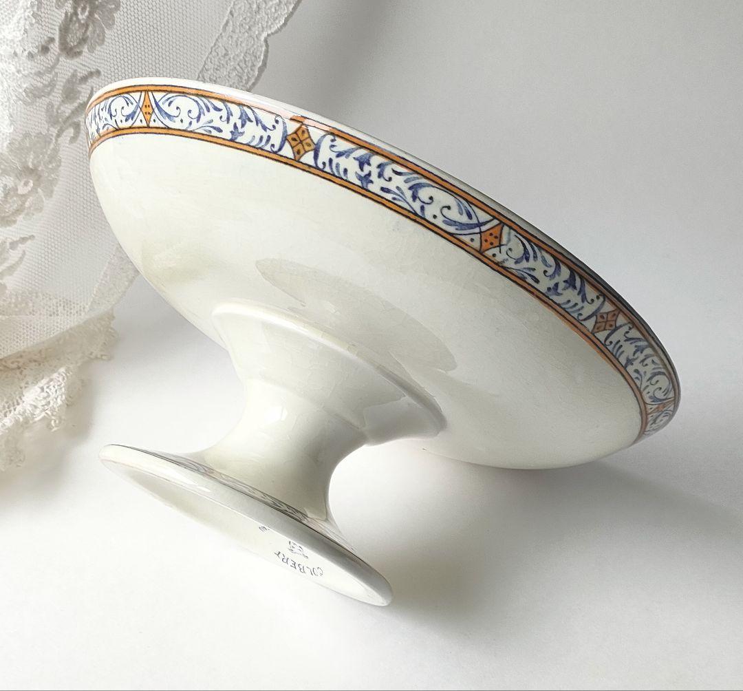 希少　美品　クレイユモントロー　コンポティエ　フランスアンティーク