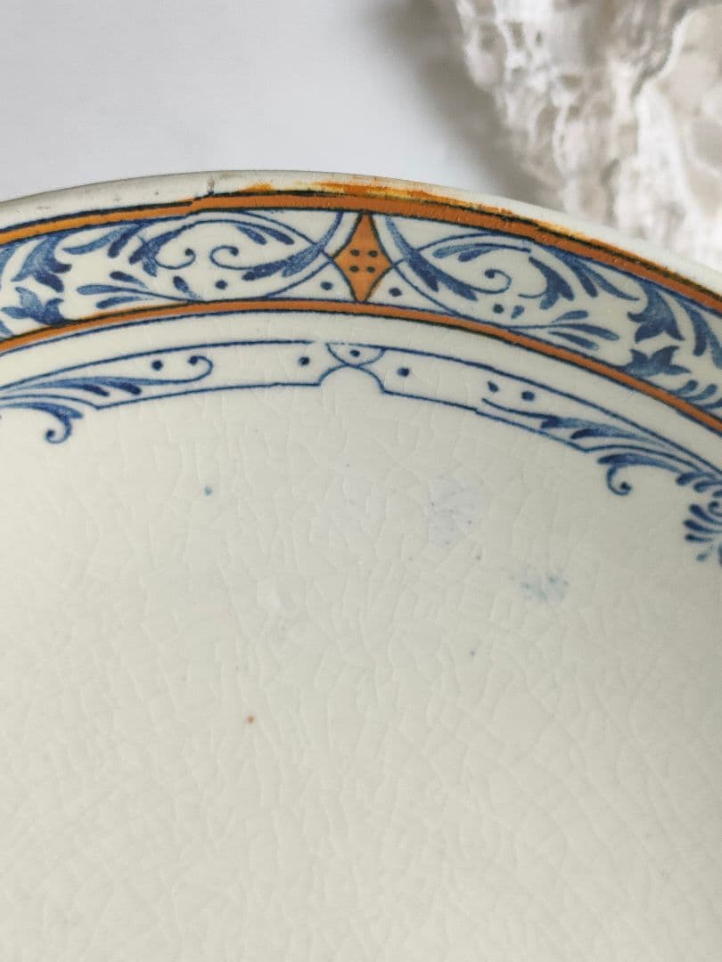 希少　美品　クレイユモントロー　コンポティエ　フランスアンティーク