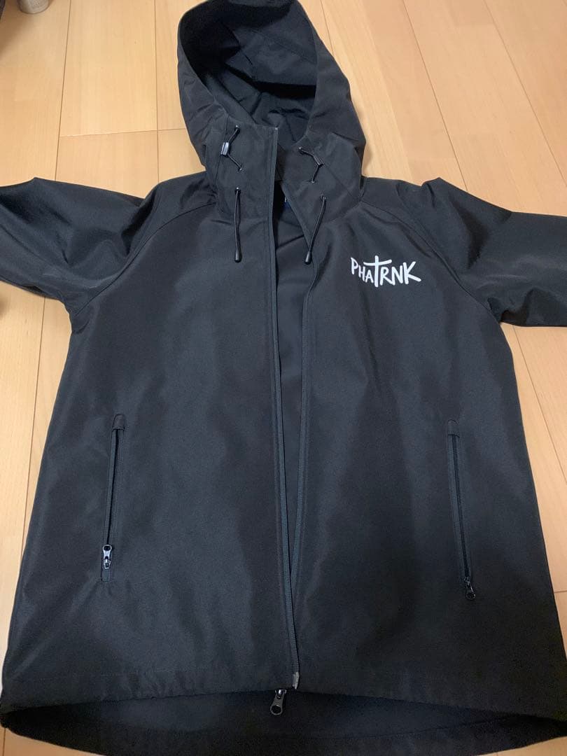 PHATRNK ブラック ナイロンジャケット