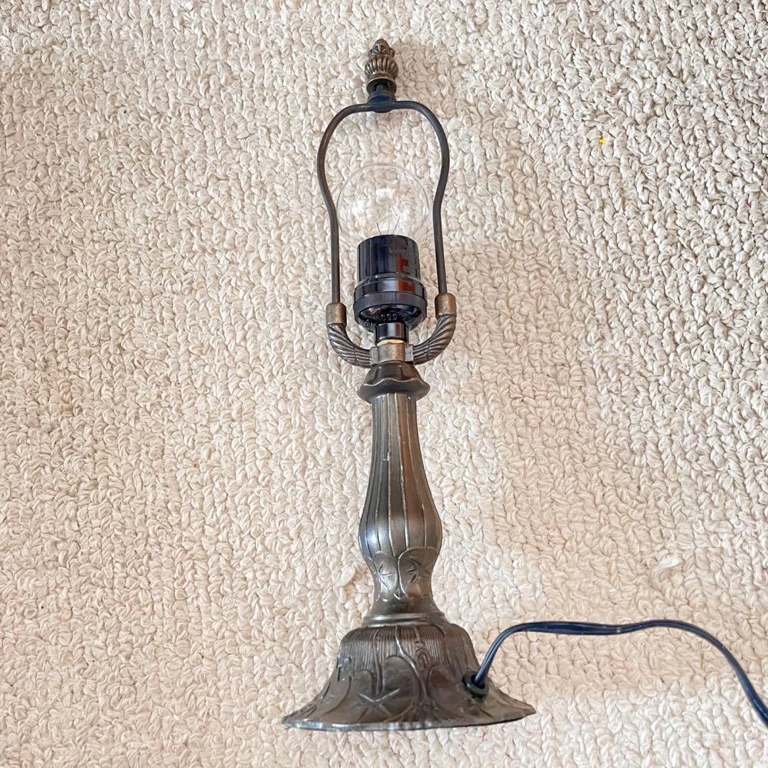 新品 ステンドグラス ランプ 花柄 スタンドライト レトロ