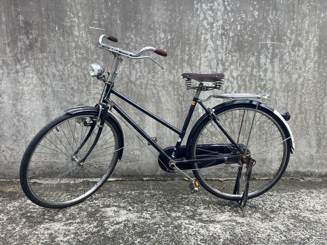 杉並区引取限定 FUJI 自転車 ロッドブレーキ 26インチ レトロ 昭和 フジ