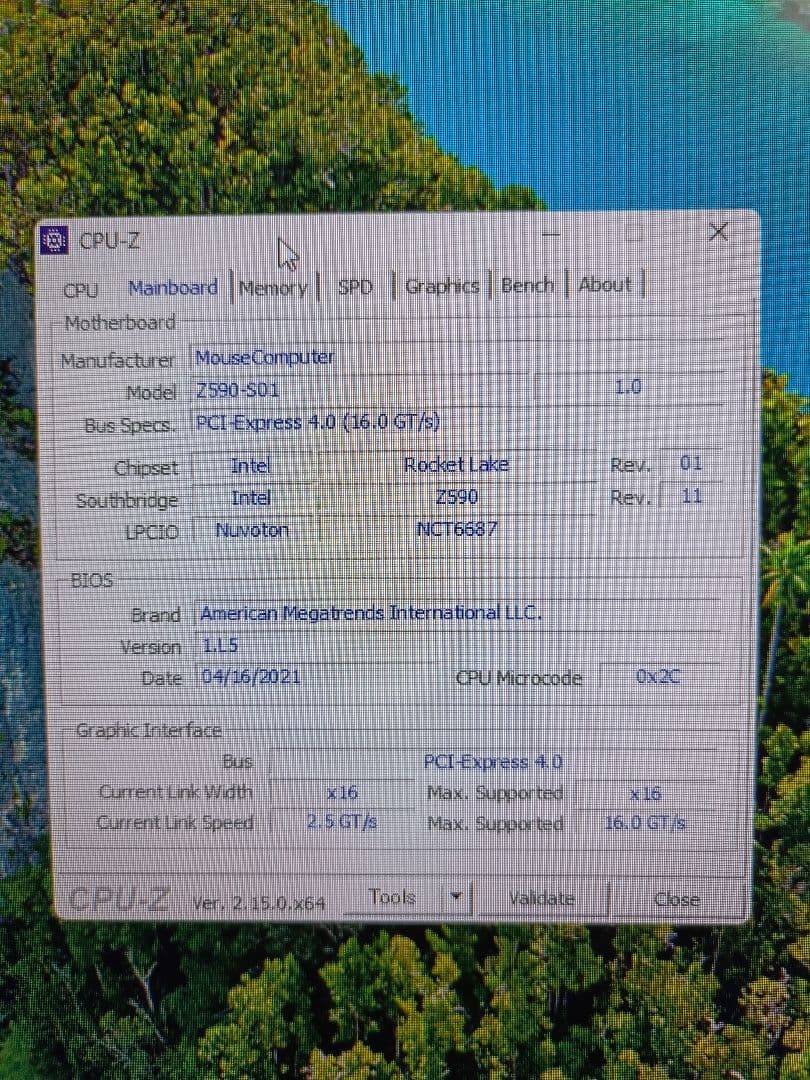 MSI Z590-S01 動作確認済 マザーボード