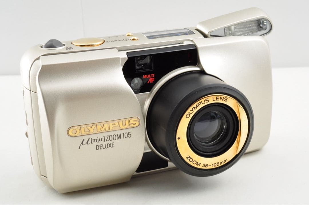 美品　OLYMPUS μ mju ZOOM 105 ミュー フィルムカメラ