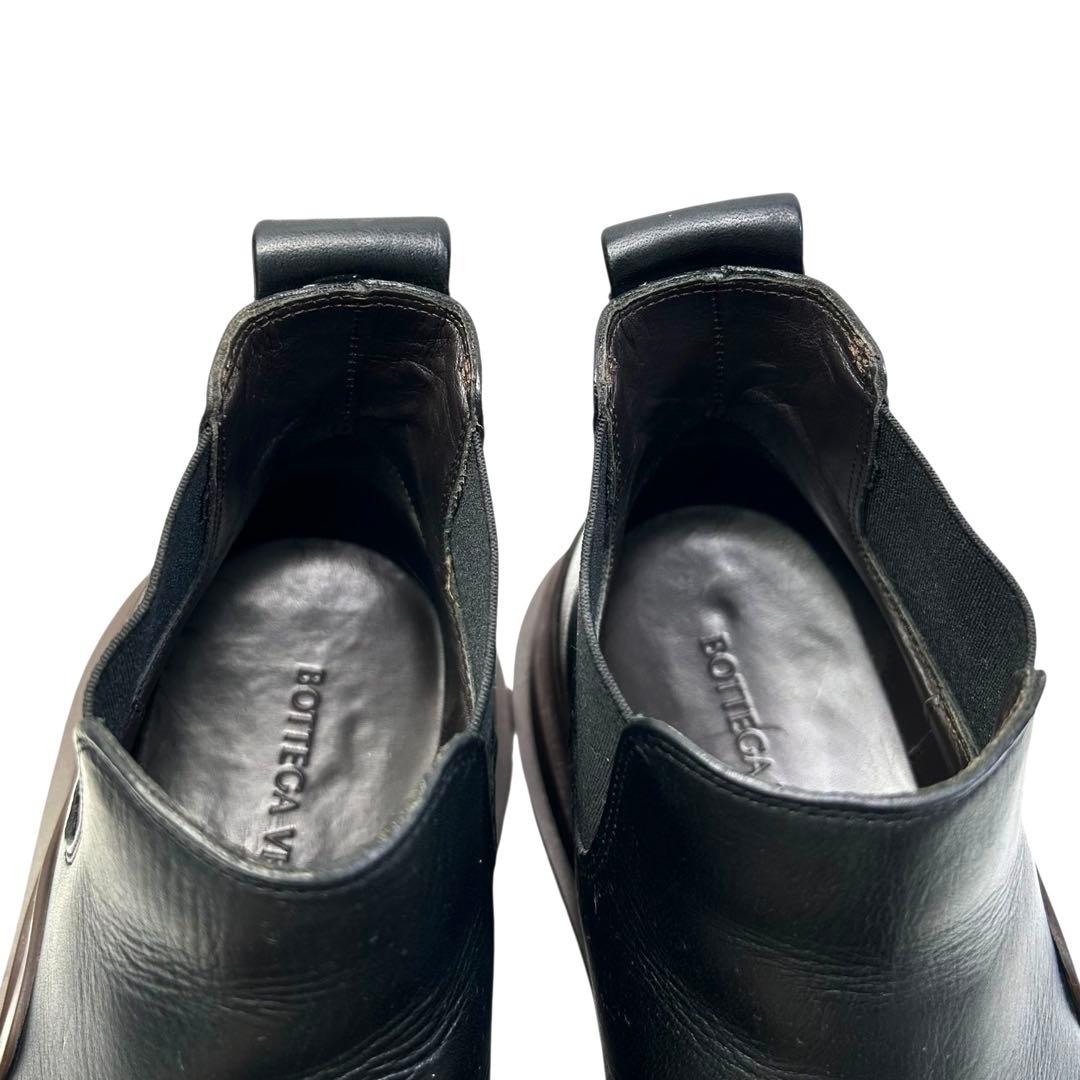 BOTTEGA VENETA ボッテガヴェネタ ブーツ サイドゴア 厚底　黒茶