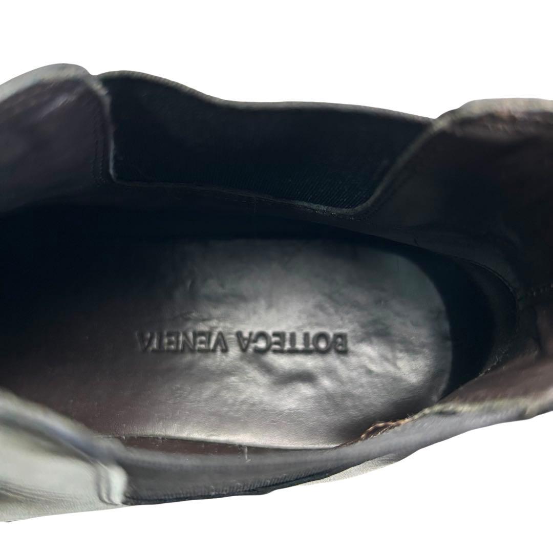 BOTTEGA VENETA ボッテガヴェネタ ブーツ サイドゴア 厚底　黒茶