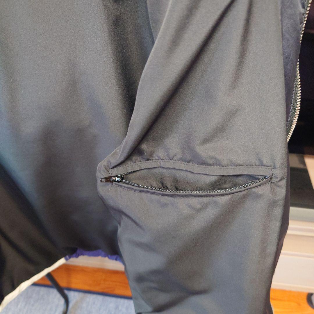 ジャケット・アウター Medusa Silk Blend Hooded Nylon Jacket