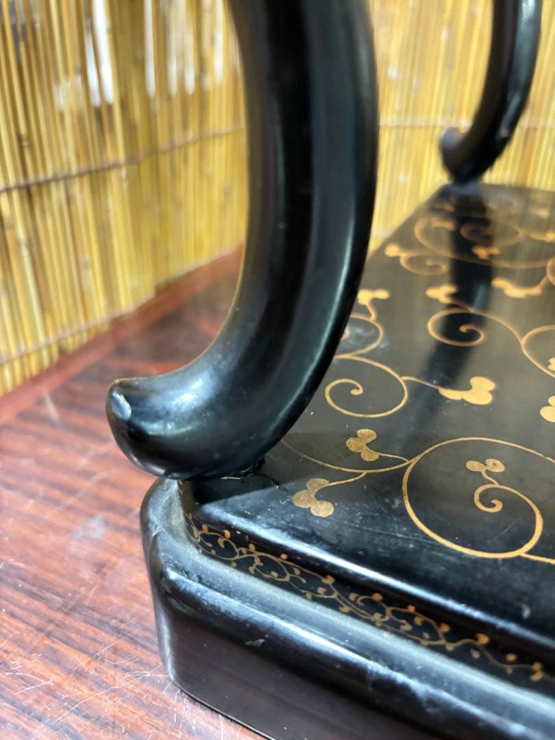 超貴重 江戸時代 伊達家から最上家に渡った 家紋の座卓