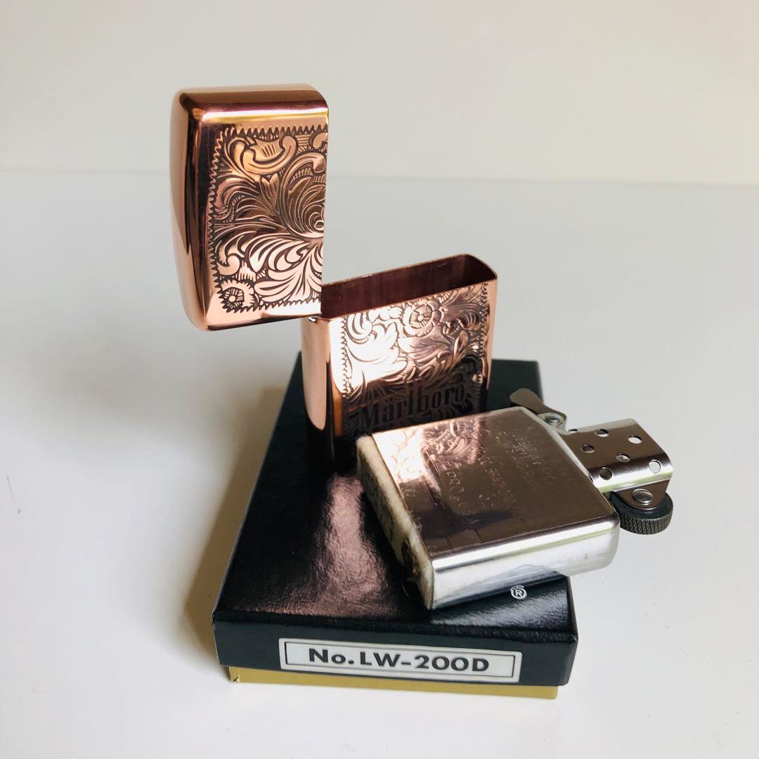 超レア未使用 に近いソリッドカッパー マルボロCOPPER ZIPPO