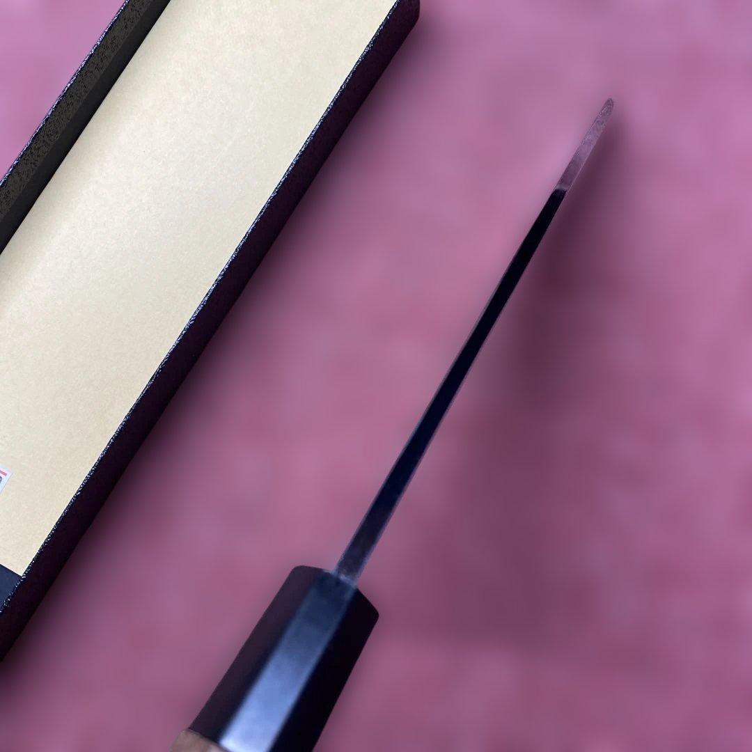 青二鋼　薄出刃包丁　165㎜　5.5寸