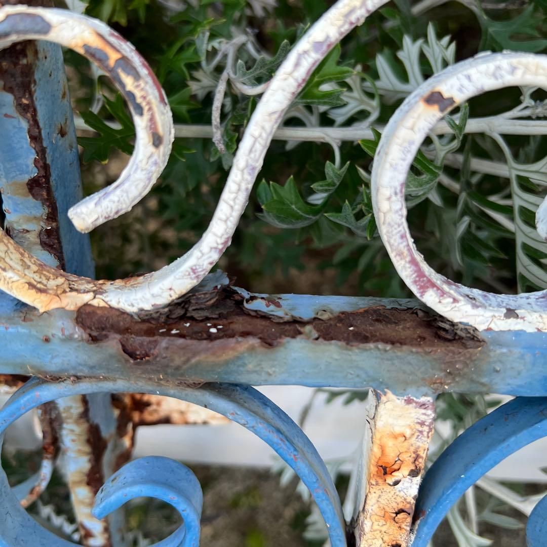 英国アンティークアイアンフェンス2枚セット