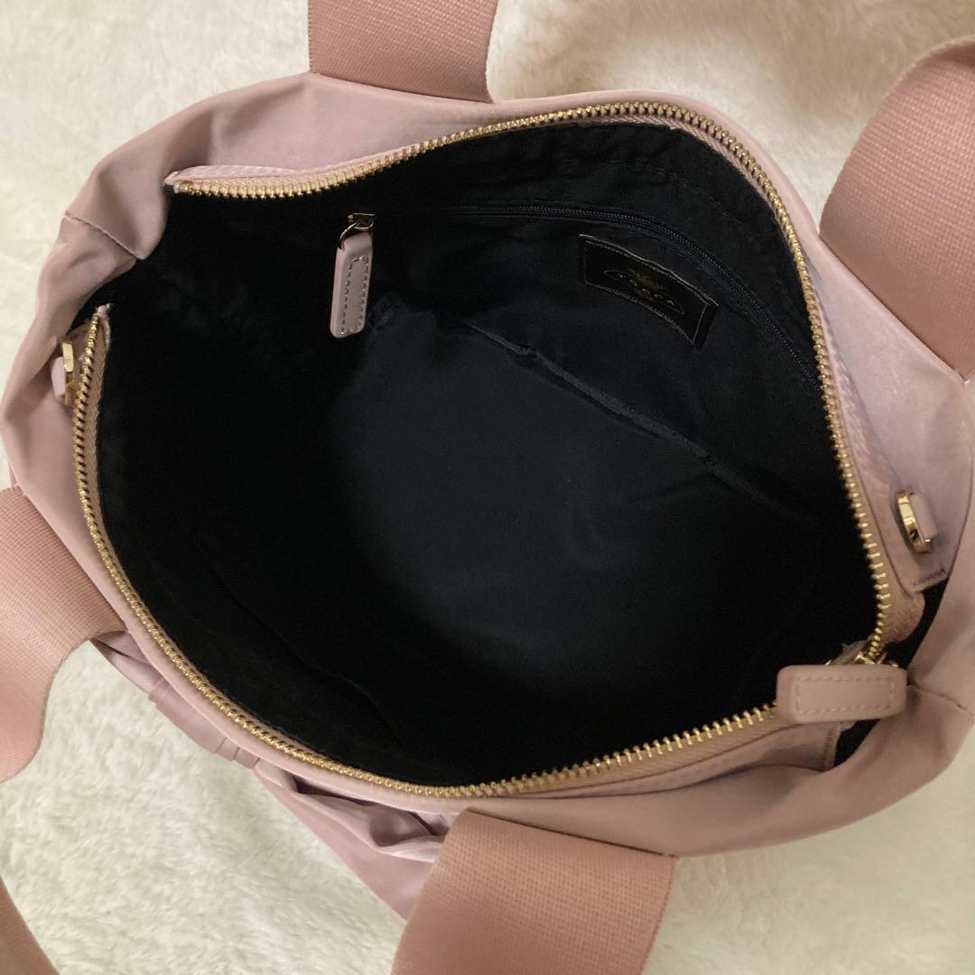 極美品 tocca 2way ショルダーバッグ リボン ピンク T CADEAU