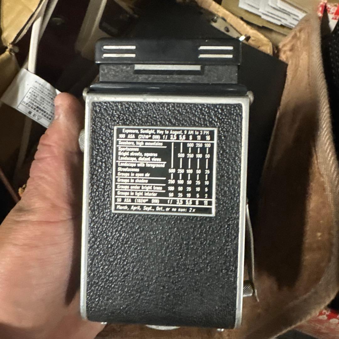 H2 ローライフレックス　ケース付き　 二眼レフカメラ 動作未確認ジャンク