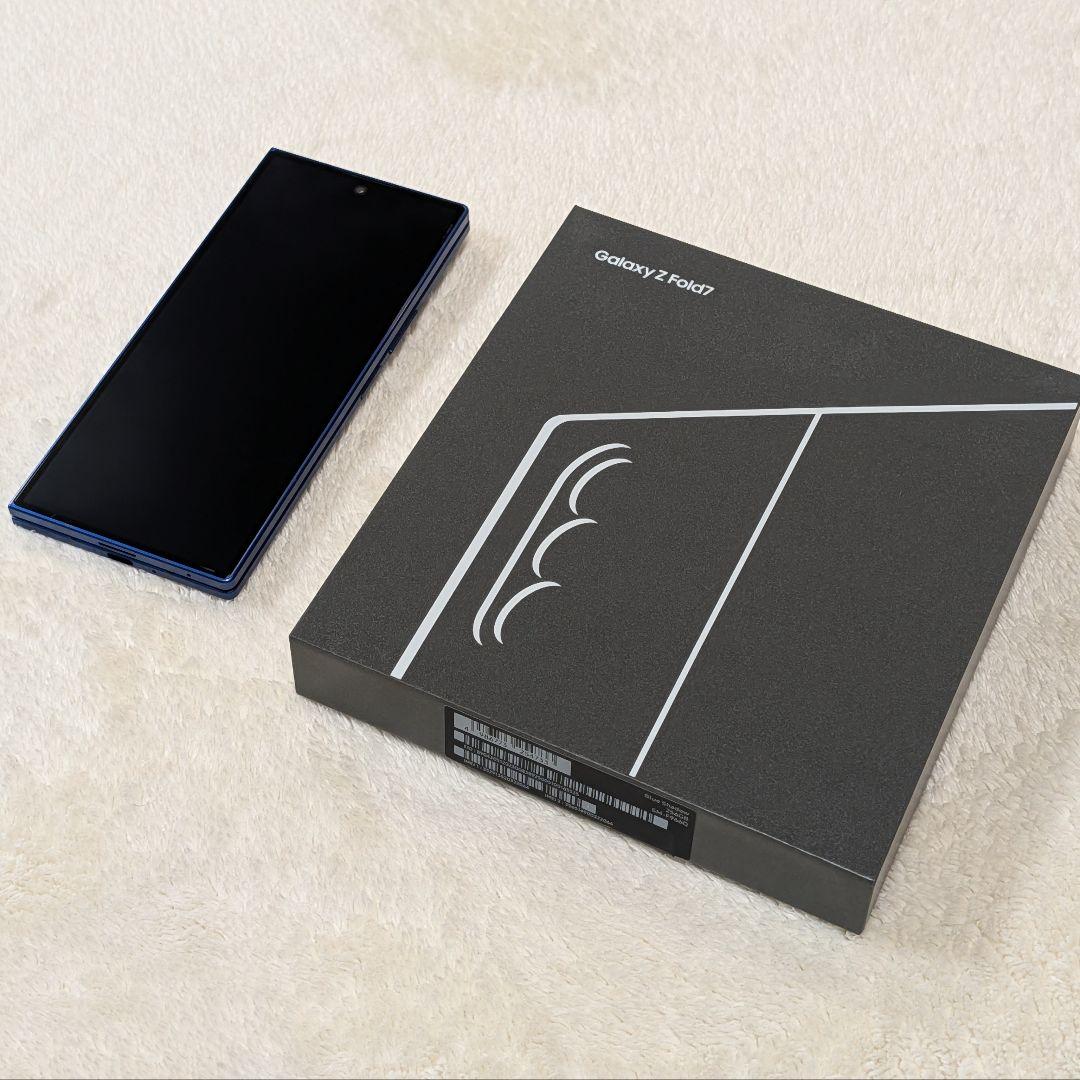 国内版Samsung Galaxy Z Fold 7 256GB ブルーシャトウ