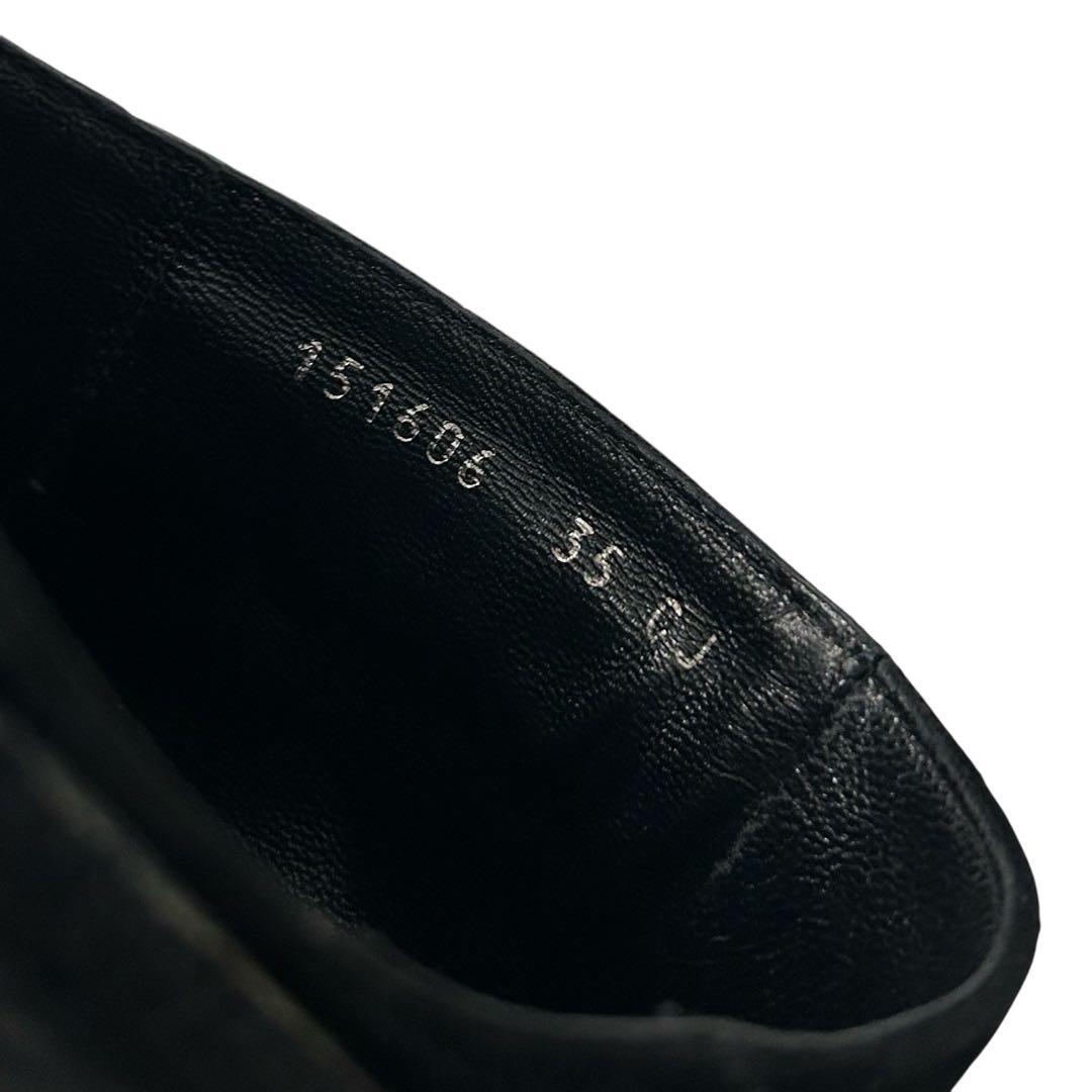 GUCCI 2005FW GGベルト スエードブーツ