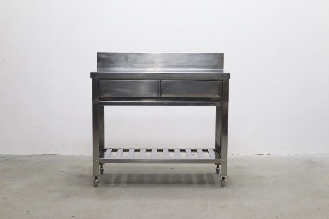 ステンレス 作業台 コンソール キャビネット 収納 キッチン カウンター