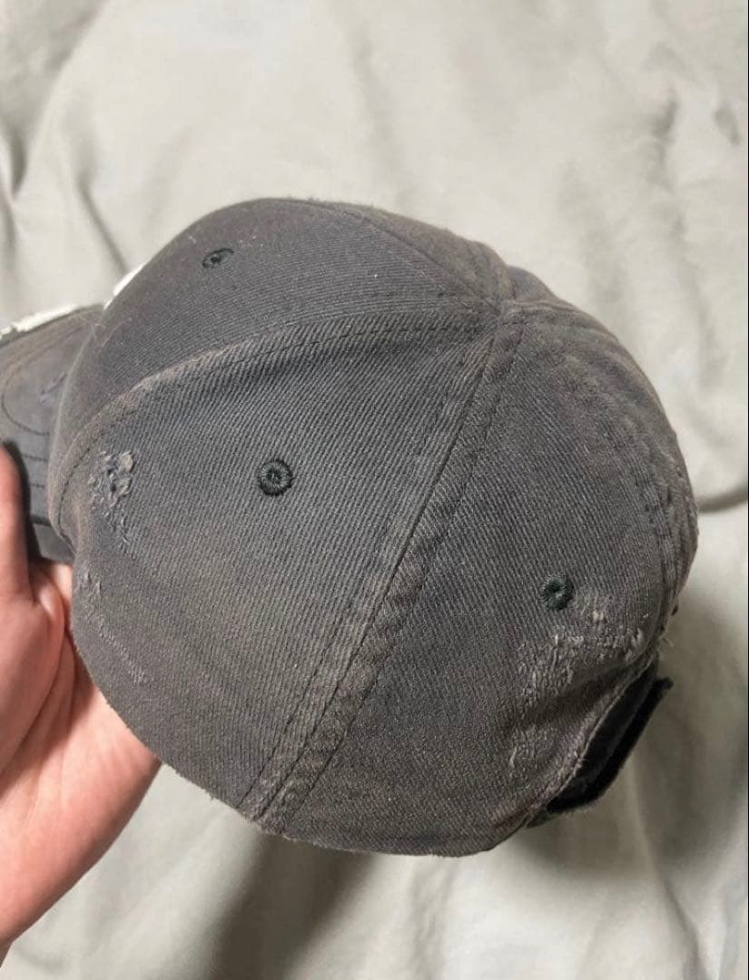 サ*】様 BALENCIAGA Double Unity ダメージ加工 キャップ