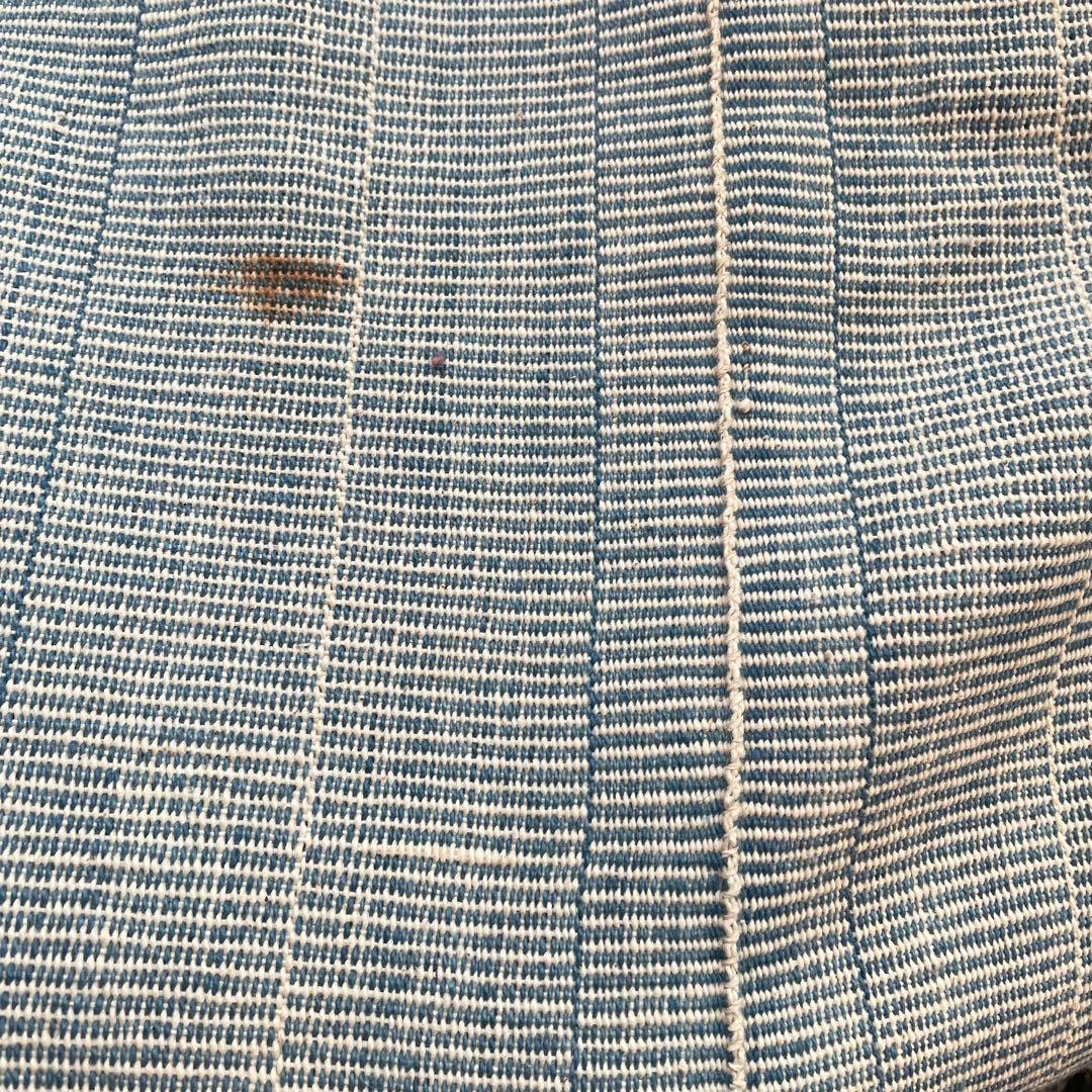 織り物　カレン族　藍染め　クロス　ラグ