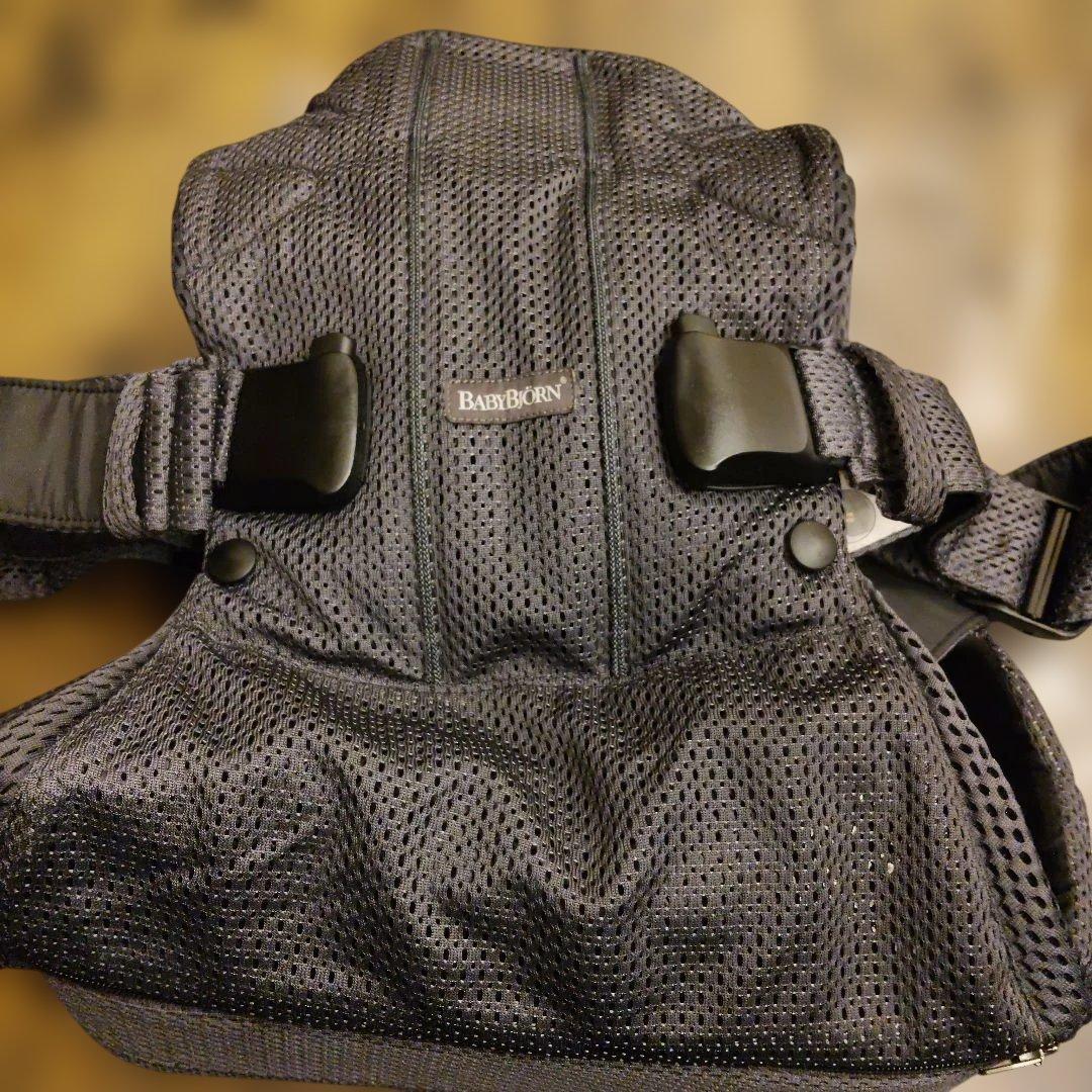 ベビービョルン　抱っこ紐　アンスラサイト　ワンカイエアー　メッシュ　美品