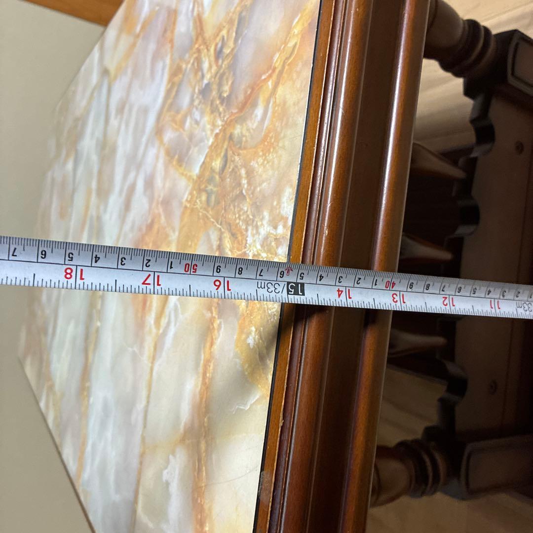 机　レトロ　大理石かは不明