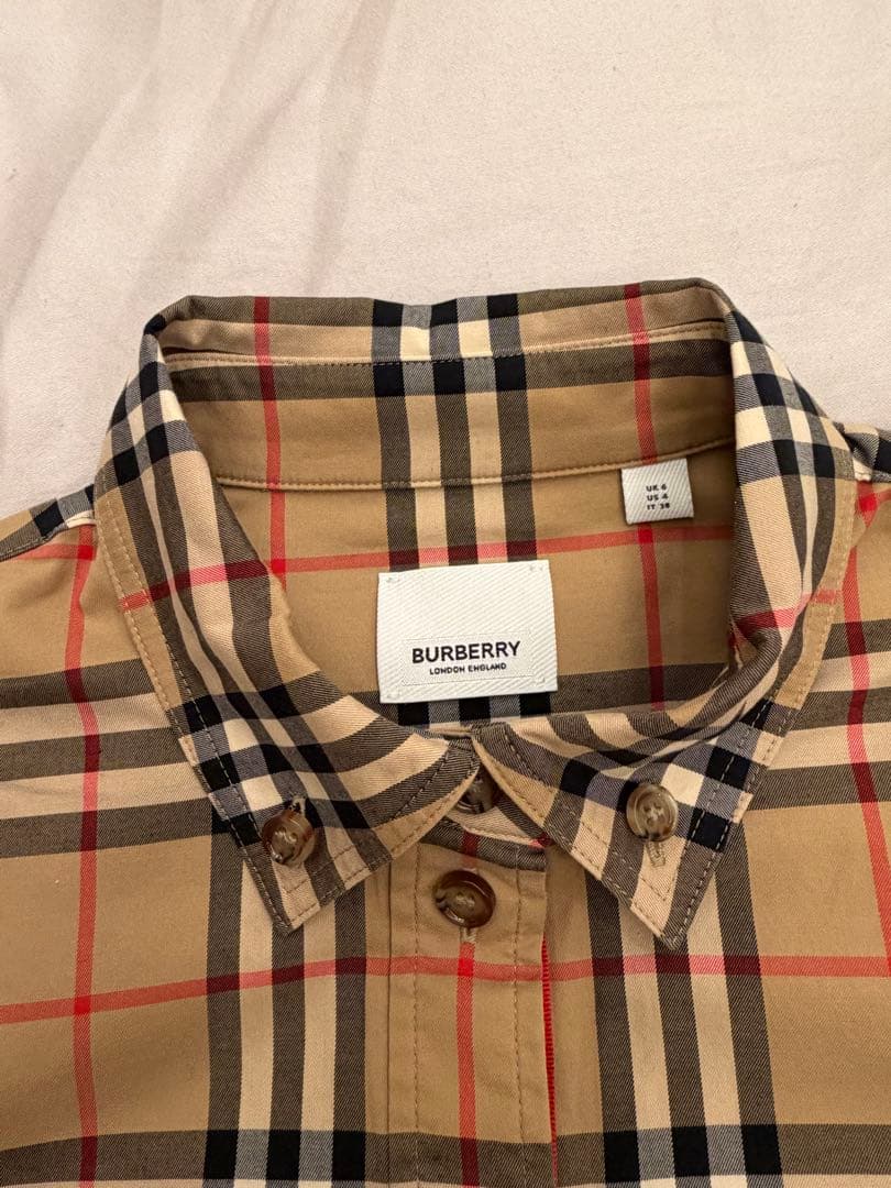 BURBERRY チェック柄 長袖シャツ