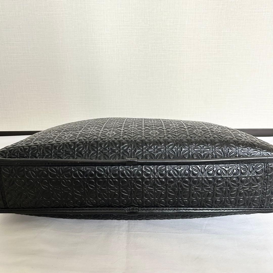 ■専用■LOEWE トートバッグ　リピートアナグラム　黒　レザー　ビジネス