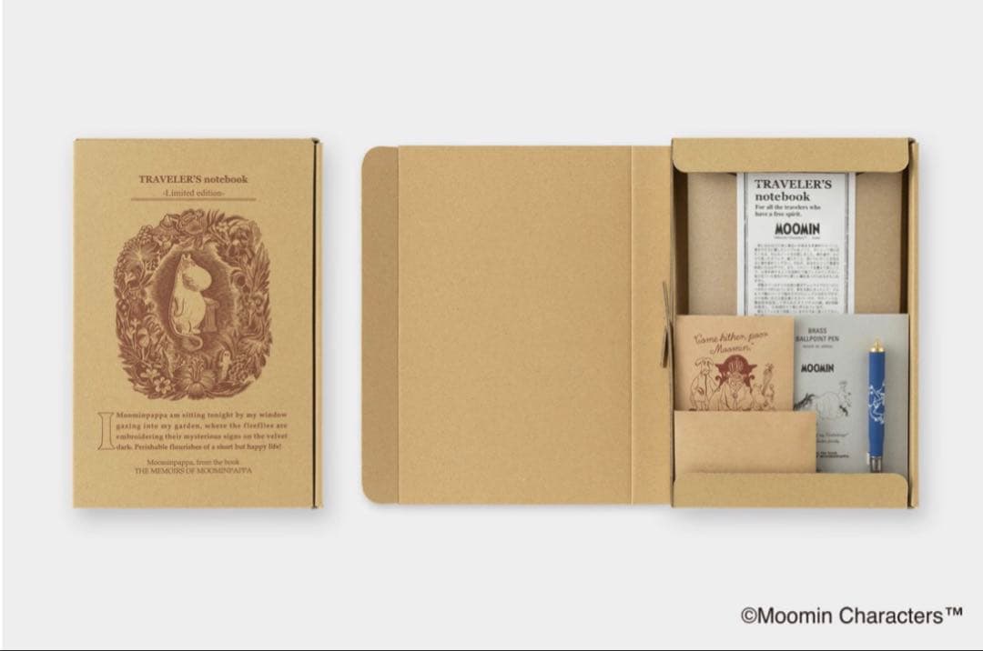 【新品未開封品】トラベラーズノート 限定セット MOOMIN パパの思い出
