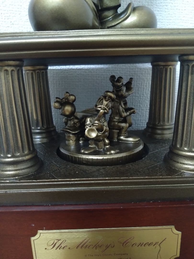 【非売品】ディズニーオーケストラ　ブロンズ像オルゴール　第一生命