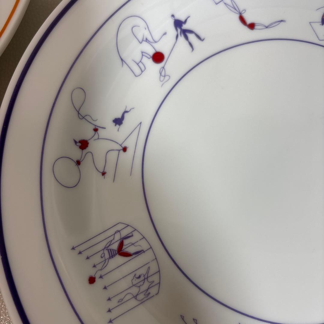 未使用美品　リチャード ジノリ ジオポンティサーカス　プレート　21cm 3枚