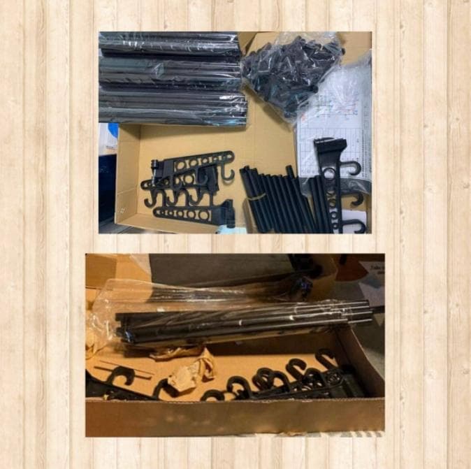 超大容量で大収納❣引っ越しの多い方にも最適♪❤スタイリッシュ☆ハンガーラック