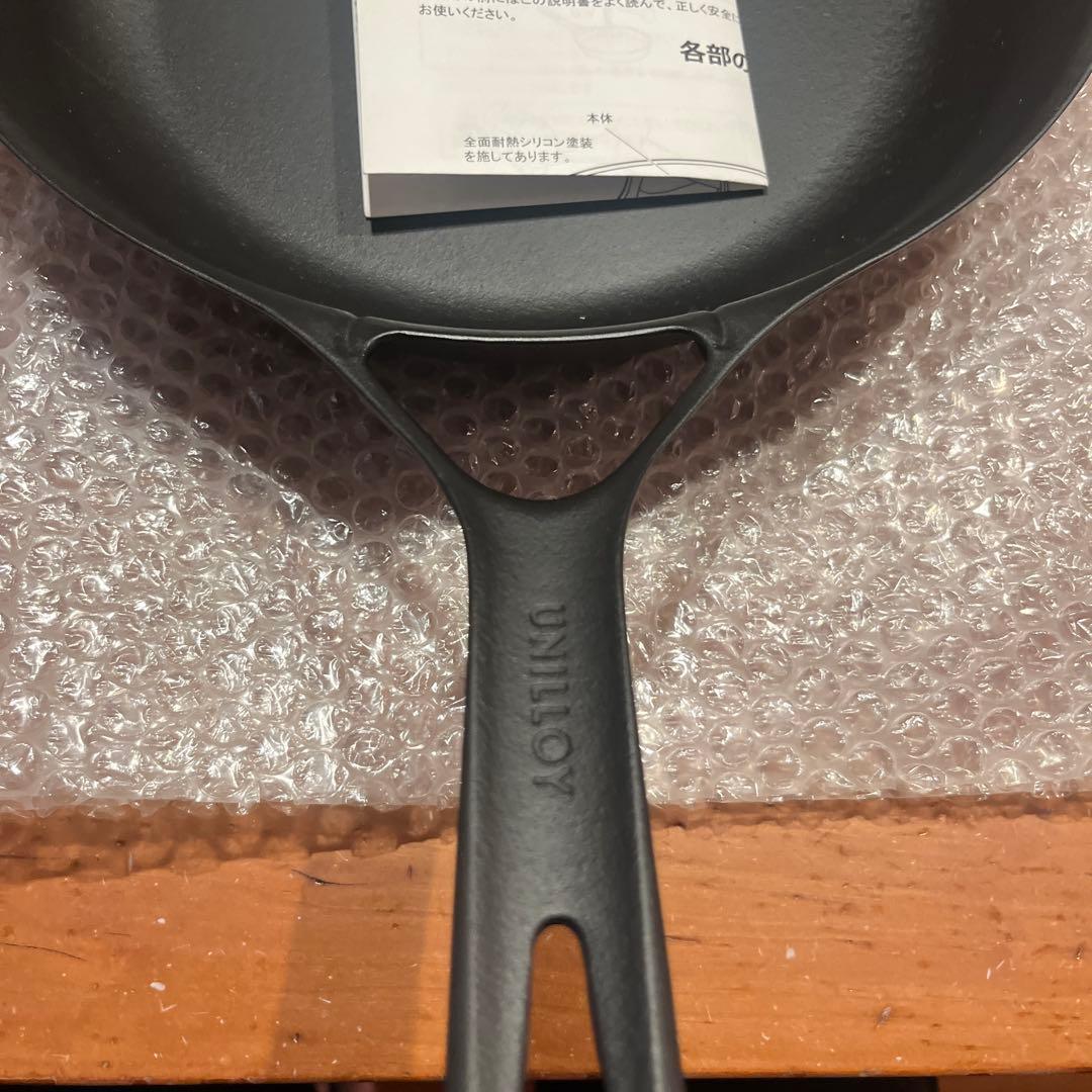 未使用品 UNILLOY(ユニロイ)　鋳物フライパン 28cm オール熱源