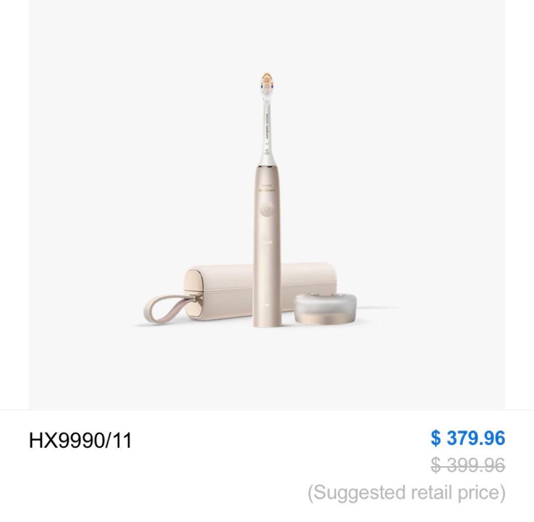 PHILLIPS ソニッケアープレステージ9900電動歯ブラシ 本体+付属品