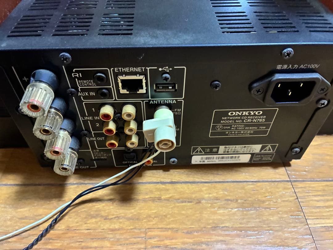ONKYO CR-N765 + ケーブル　16