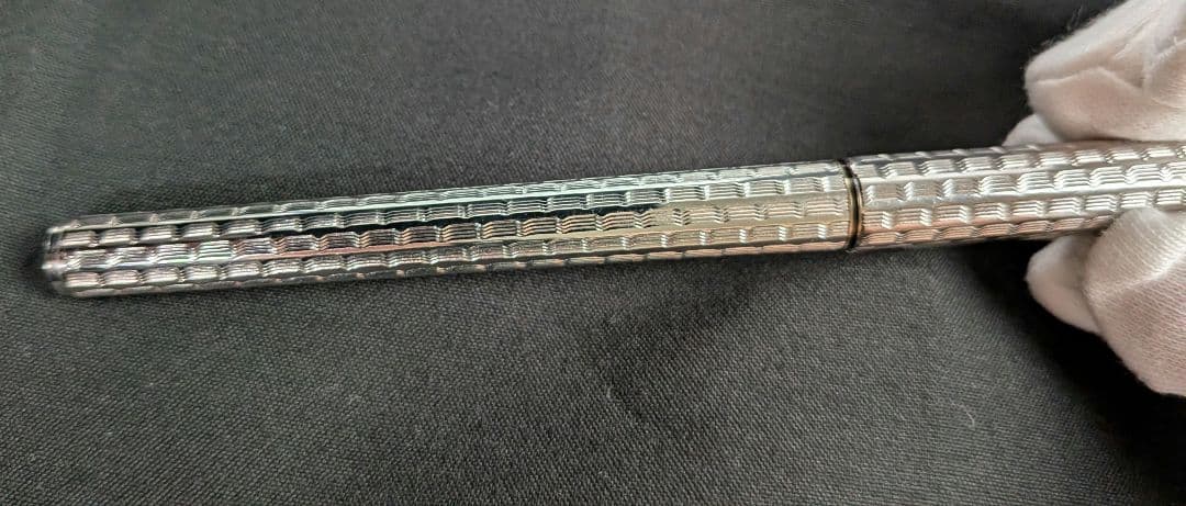 カルティエ　トリニティ　万年筆　ペン先K18