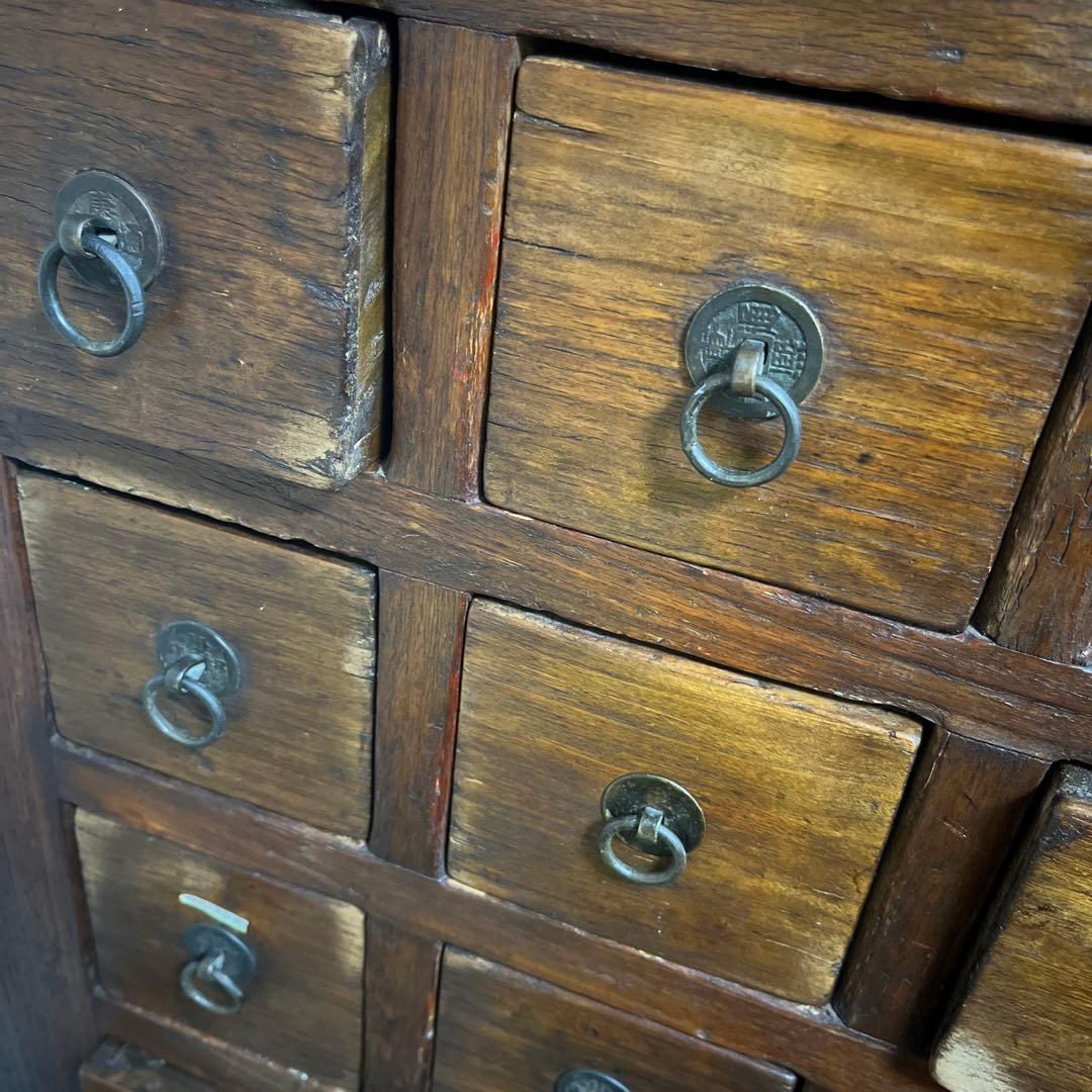 Antique 19世紀頃 ¥396000 評価され　薬箪笥