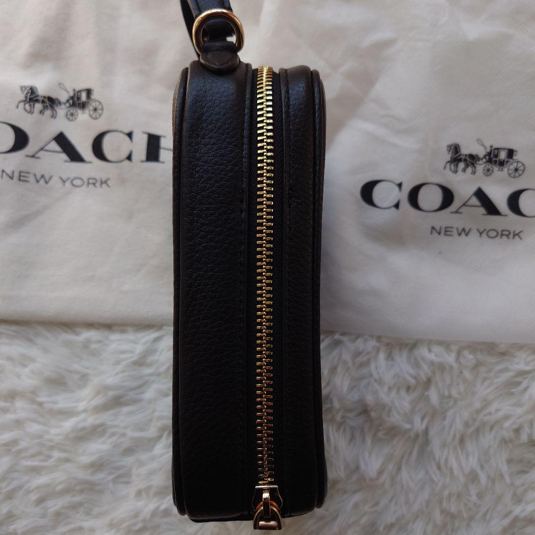 ✨COACH ✨ブラックレザースマホショルダーバックツーウェイ　新品未使用‼️