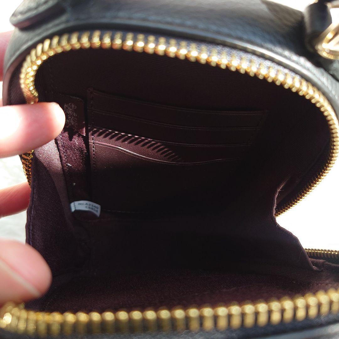 ✨COACH ✨ブラックレザースマホショルダーバックツーウェイ　新品未使用‼️