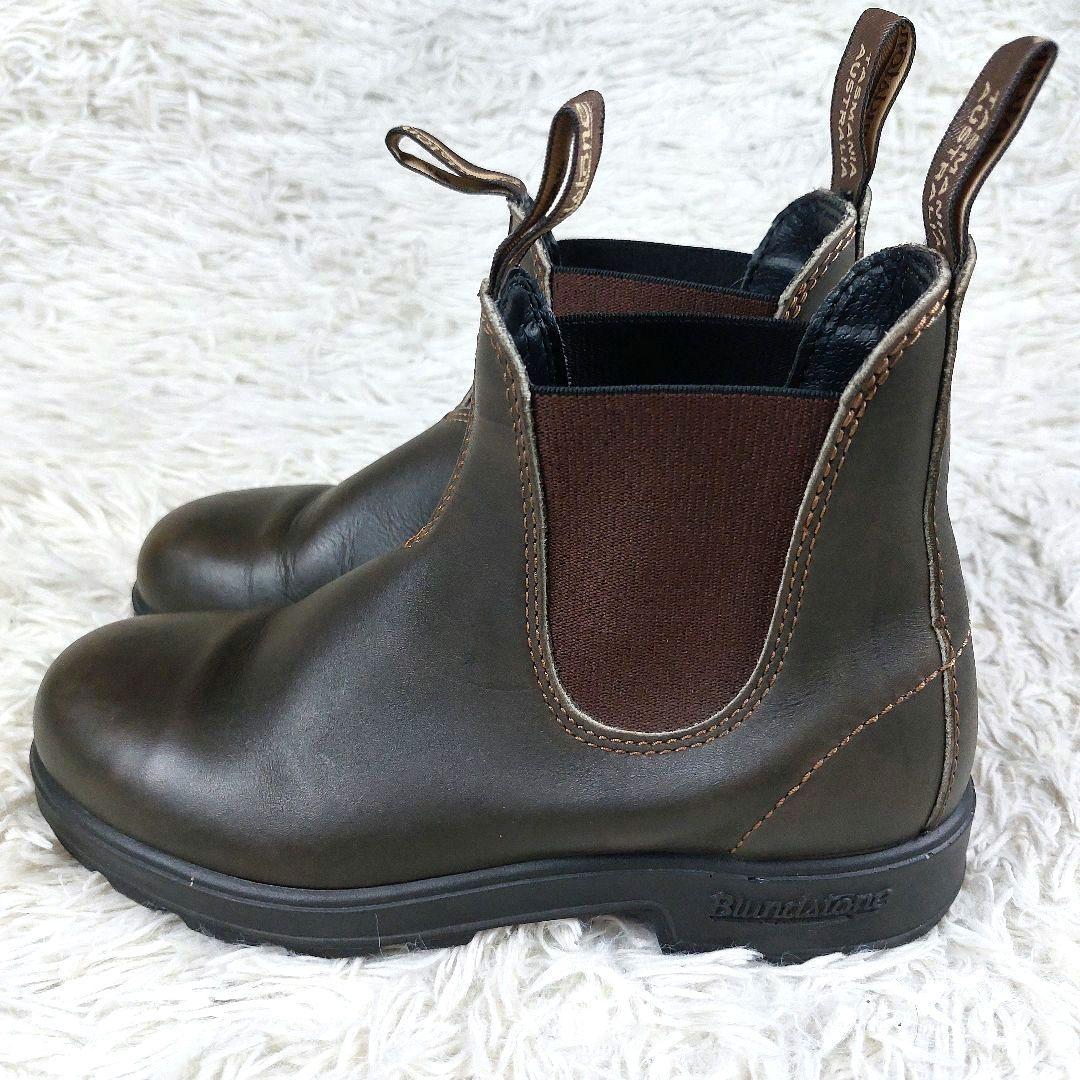 美品 Blundstone #500 サイドゴア アンクルブーツ ブラウン 4