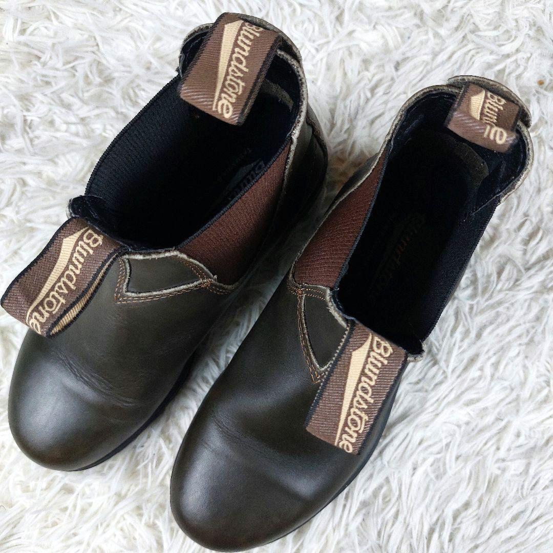 美品 Blundstone #500 サイドゴア アンクルブーツ ブラウン 4