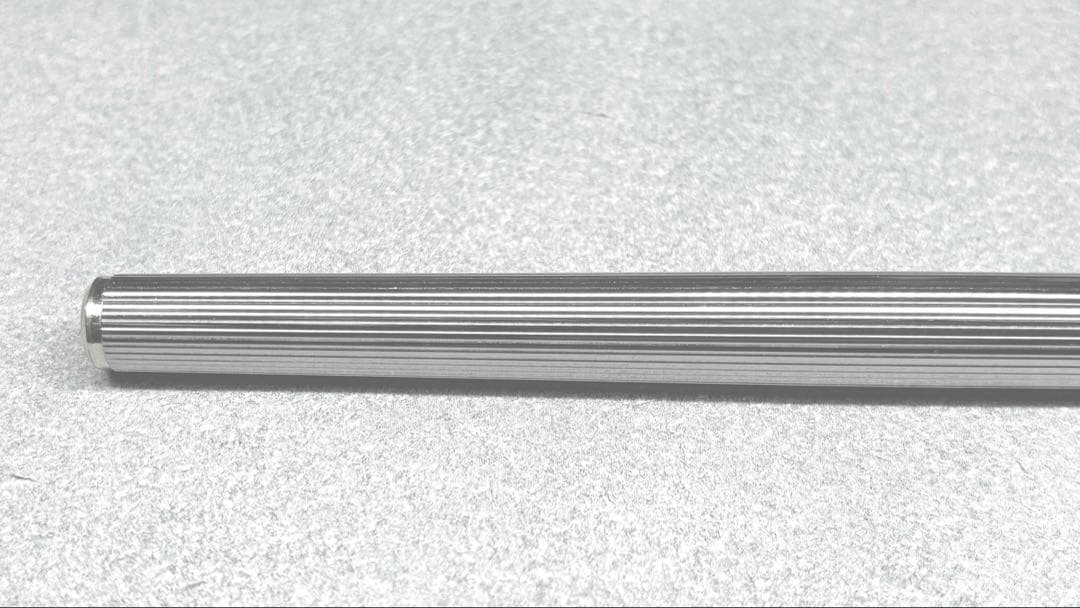 【希少 美品】モンブラン S-ライン 万年筆 シルバー 純正コンバーター付