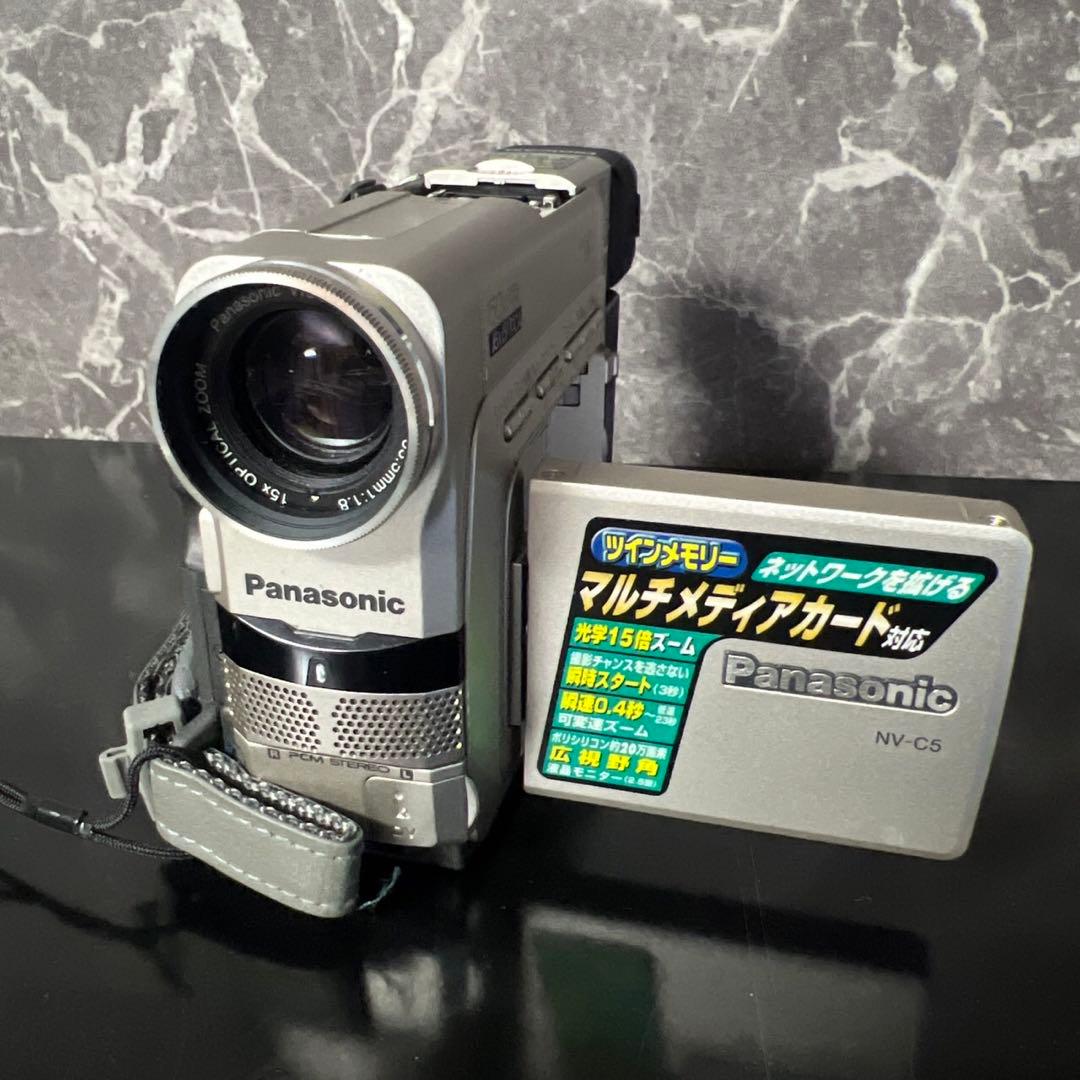 【通電確認済】Panasonic NV-C5 ビデオカメラ miniDV