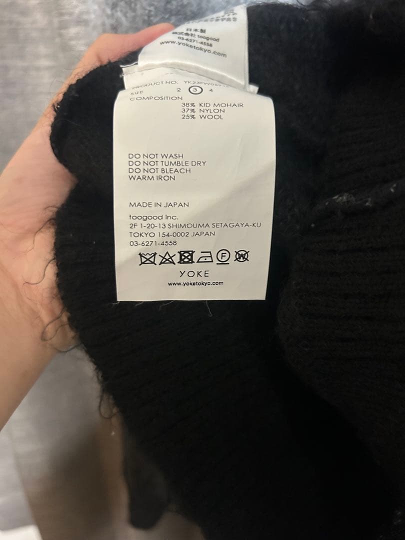 YOKE 別注 GRADATION MOHAIR KNIT PULL OVER